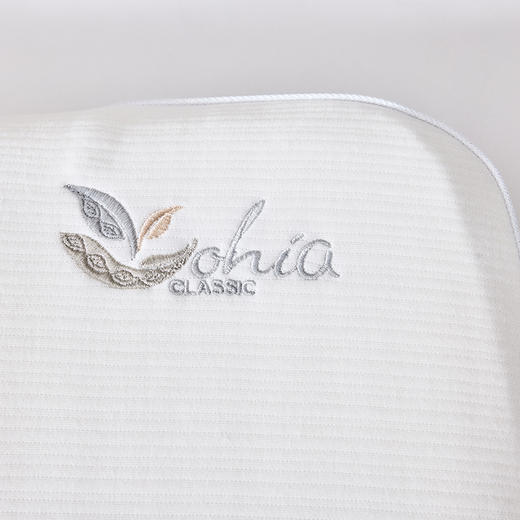 多喜爱 生物零压舒睡枕（雅灰/柔粉）【生物基零度绵】【0压舒睡】【M型曲线设计】【100D高密度】内外双枕套 精美手提箱 商品图7