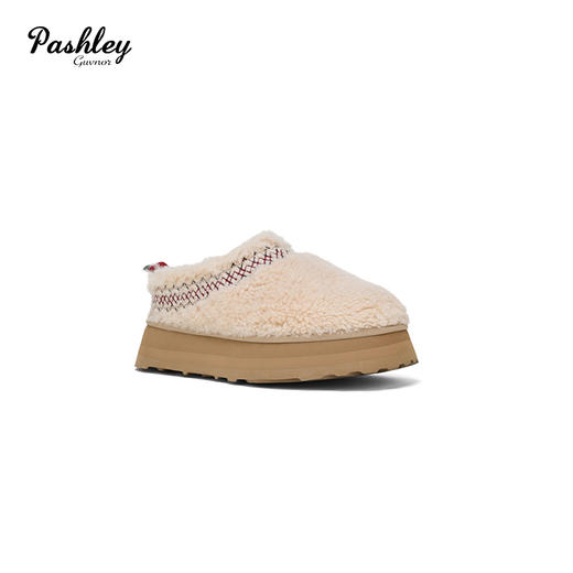 【梅花出品】帕奢利/LAMY民族风美利奴羊毛TAZZ泰迪雪地靴HZ0028P 商品图1