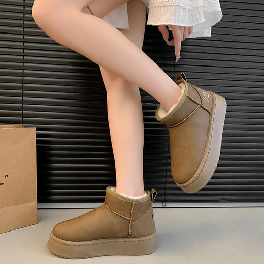 【HF】无忧购 “清仓福利”休闲厚底毛毛女款秋冬季加厚加绒保暖雪地靴1861/1862/1868（截单后3-5天发货） 商品图6