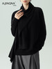 【温暖松弛】阿菁娜围巾领设计感长袖针织衫F30D302006 商品缩略图2