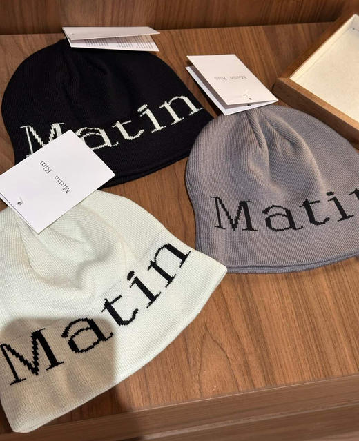 韩国Matin Kim针织冷帽毛线帽101707 商品图3