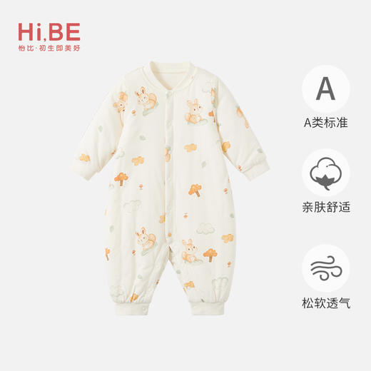 怡比森林之旅长袖开襟哈衣HY25WIN033花黄色调59#-90# 商品图0