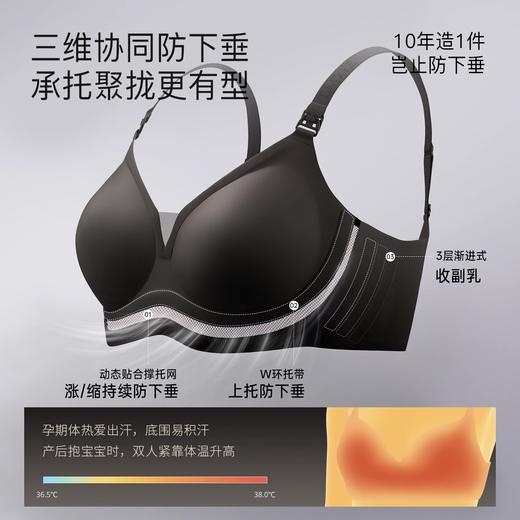 【内衣内裤专场】嫚熙第三代超皮哺乳内衣孕妇产妇专用文胸胸罩防下垂秋 商品图2