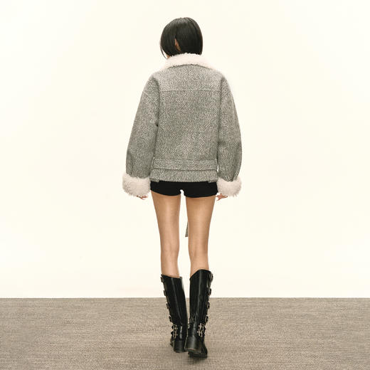 Ariseism 美式复古棉服女冬季新款上衣 商品图4