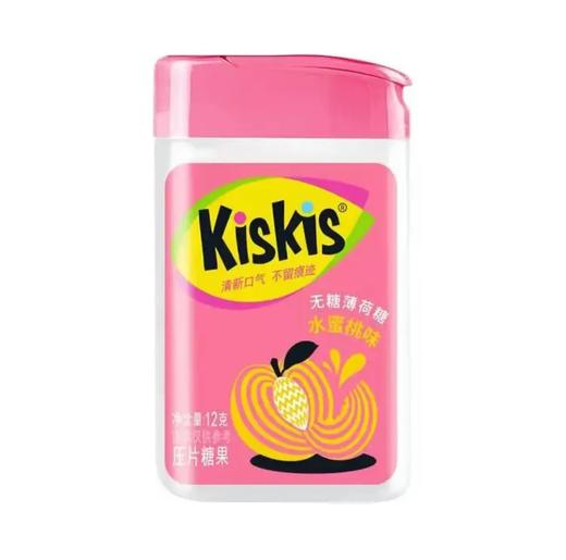 酷滋无糖薄荷糖水蜜桃味12g 商品图0