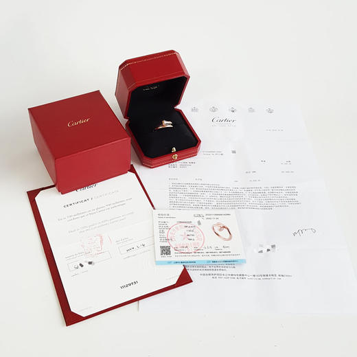 【95新】Cartier卡地亚Juste un Clou系列B4092558 18K玫瑰金粗版无钻钉子戒指58号中性款091025NJ48现售价：12000 商品图1