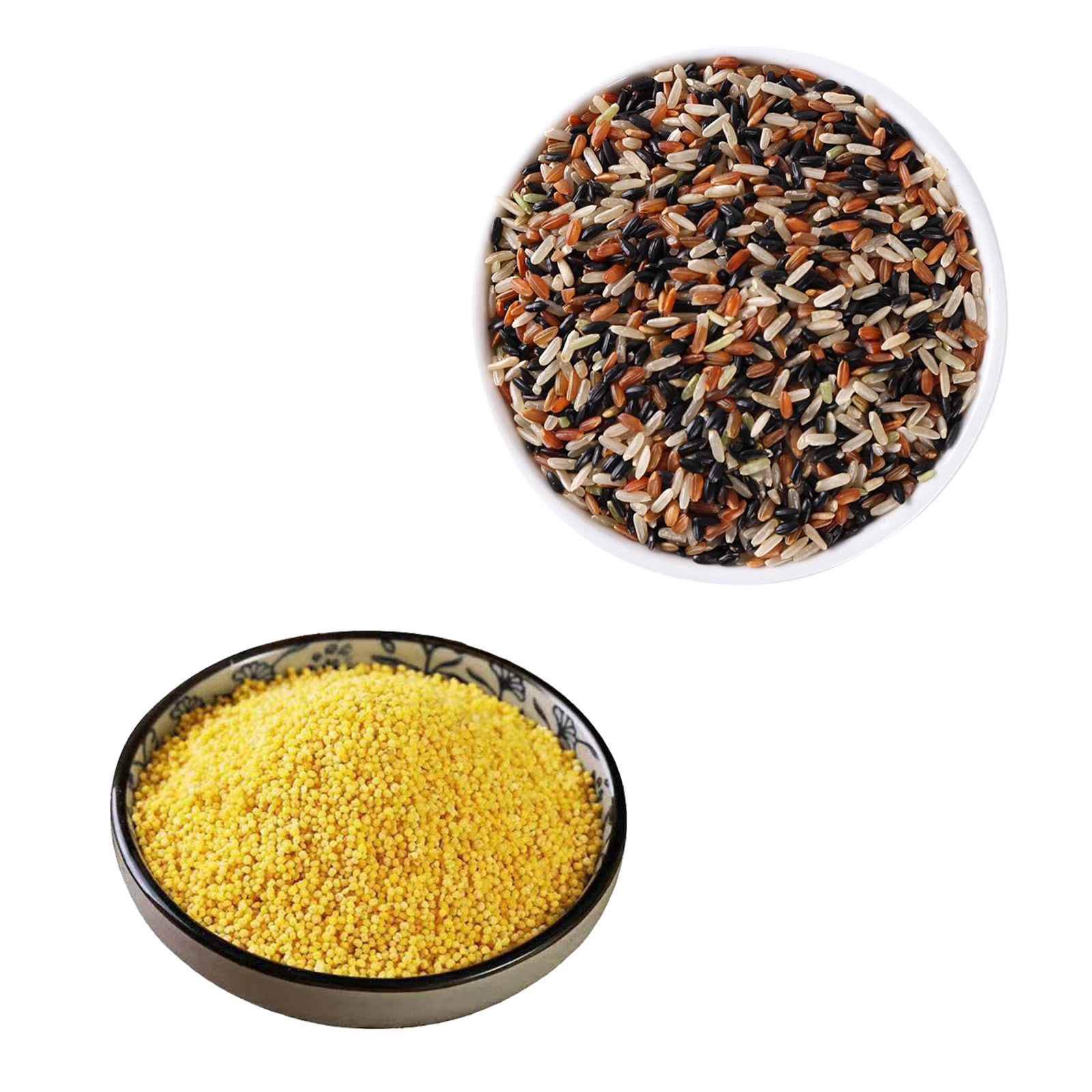 临泉特产黄小米三色糙米组合5kg