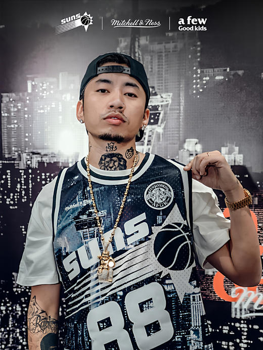 M&N x 太阳队 x AFGK 【马思唯同款】联名NBA限定澳门夜景球衣 商品图1