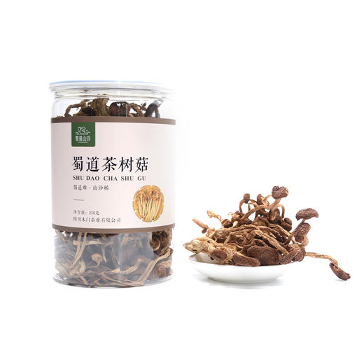 四川特产蜀道茶树菇250g罐装 商品图0