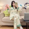 自然醒月汐（带胸垫）女士家居服云朵棉长袖长裤开衫睡衣QH 商品缩略图9