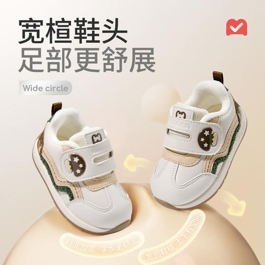 牧童2025冬季卡通保暖加绒学步鞋婴幼儿步前鞋新款宝宝软底机能鞋 商品图6