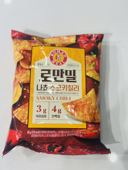 三立烟熏香辣味玉米片 商品图0