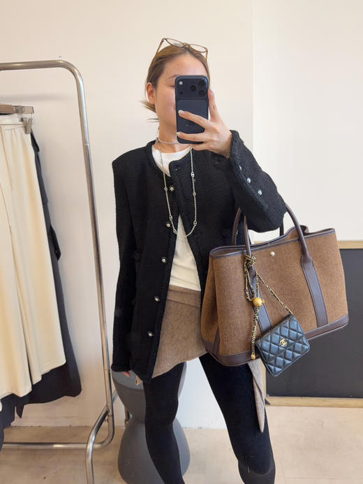 2510304     英国🇬🇧linton厂牌 初花呢 外套 经典4口袋 直筒外套 商品图7