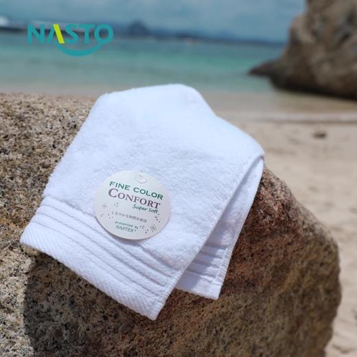 【超市】唯美素色无捻系列毛巾白色34ｘ80cm 商品图0