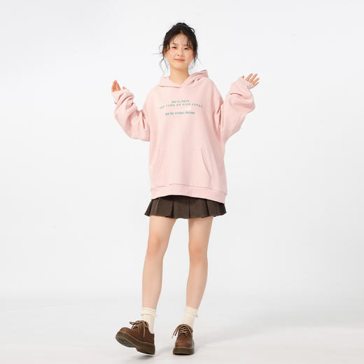 连帽设计休闲基本款字母卫衣-纪念日百货门店同款165802079 商品图1