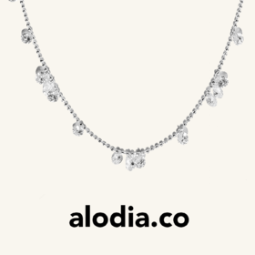 【秋季新款】alodia.co 品牌直发 美神之泪锆石锁骨链项链 925银设计感爆闪ins风高级小众悦己礼物