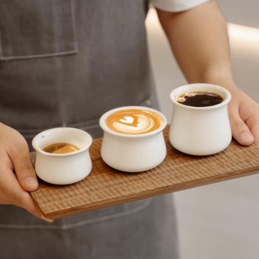 【新品首发】泰摩&孙磊 泰摩咖啡品杯三两杯-浓缩、奶咖、黑咖/陶瓷咖啡杯套组 联合研发 商品图1