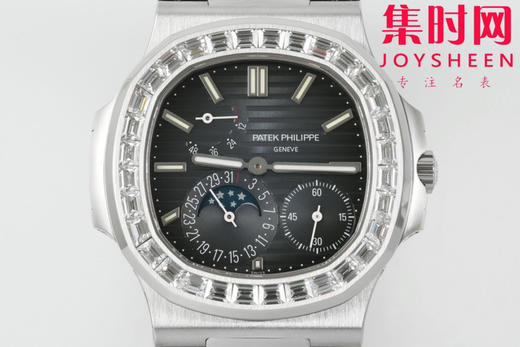 PPF潜心三年 真"芯"之作！百达翡丽PP鹦鹉螺系列5712GR 方钻牛仔蓝皮带款总裁 新升级V3版 男士腕表 商品图1