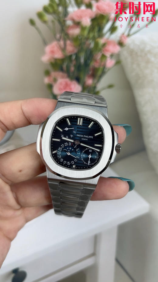 PPF潜心三年 真"芯"之作！百达翡丽PP鹦鹉螺系列5712GR 牛仔蓝 魅蓝 深邃蓝霸道总裁 新升级V3版 男士腕表 商品图2