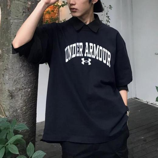 安德玛UA  APAC HALF SLEEVE WM TEE 男运动短袖T恤1387994-001 商品图2