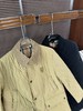 巴家25新品女士灯芯绒翻领格纹外套棉服 商品缩略图1