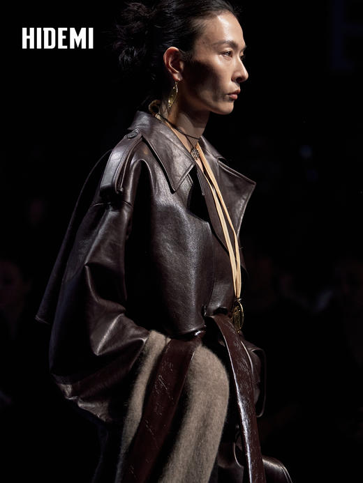 HIDEMI 限定logo系列镀金镂空耳环 商品图5