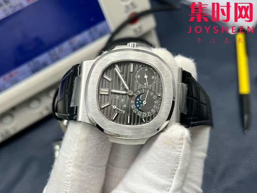 PPF潜心三年 真"芯"之作！百达翡丽PP鹦鹉螺系列5712GR 灰盘皮带款总裁 新升级V3版 男士腕表 商品图3