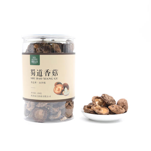 四川特产蜀道山珍香菇250g罐装 商品图0