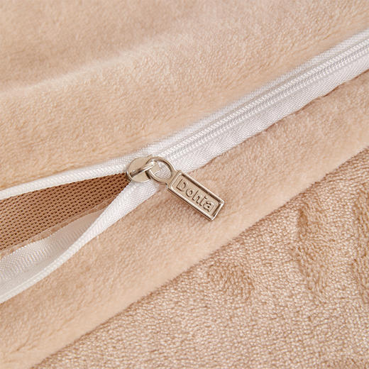 多喜爱 暖暖绒保暖四件套 卡皮宝宝/焦糖小狗/森林派对/星际漫游/樱桃小狗hl【高克重暖绒】【6.8度升温】【双面加厚】萌趣卡通 防静电 三款可选 拉链设计/FX 商品图9