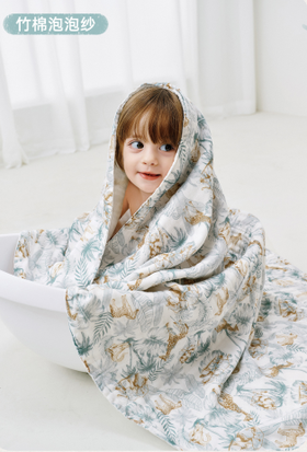 i-baby全棉i5泡泡纱布浴巾10BB01257043