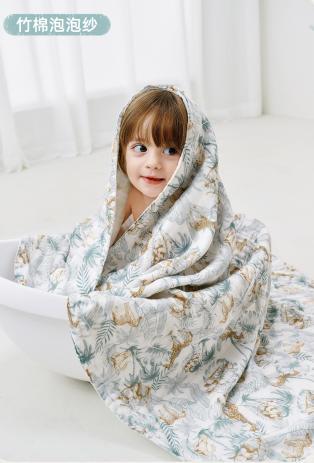 i-baby全棉i5泡泡纱布浴巾10BB01257043 商品图0