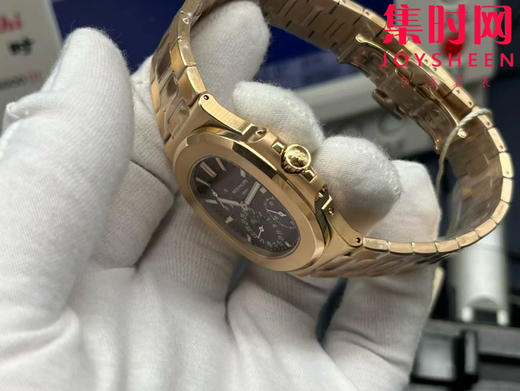 PPF潜心三年 真"芯"之作！百达翡丽PP鹦鹉螺系列5712GR 全玫金钢带 玫瑰金总裁 新升级V3版 男士腕表 商品图5