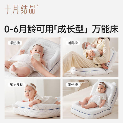 斜坡枕婴儿防吐奶防胀气二合一宝宝床中床多功能枕 商品图4