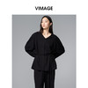 VIMAGE纬漫纪宽松显瘦加本布腰带设计秋冬新款小上衣V2413113 商品缩略图2