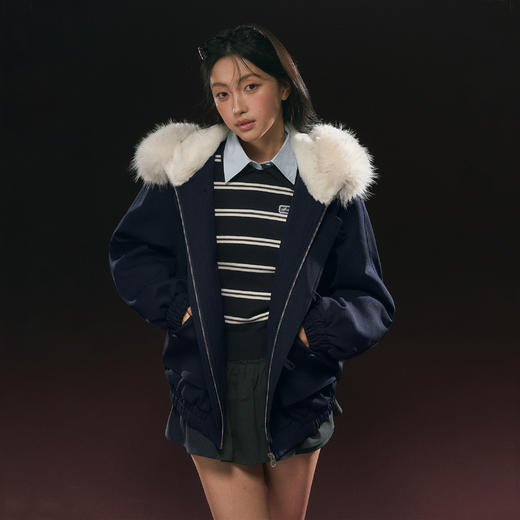 Ariseism 美式复古棉服外套女冬季新款上衣 商品图1