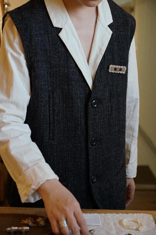 Susuri2色羊毛马甲 商品图7