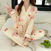 自然醒绮梦牛奶丝新款春秋季天女士睡衣可爱长袖两件套网红风大码家居服QH 商品缩略图7