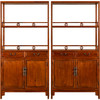 清	黄花梨带围栏双层亮格书柜（一对） 商品缩略图5