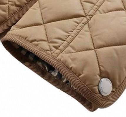 巴家25新品女士马术骑士刺绣绗缝薄款棉服 商品图3