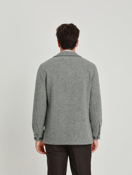 callisto海豚灰羊毛羊绒外套 商品图4