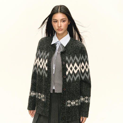 Ariseism 美式复古毛衣女秋季新款上衣 商品图1