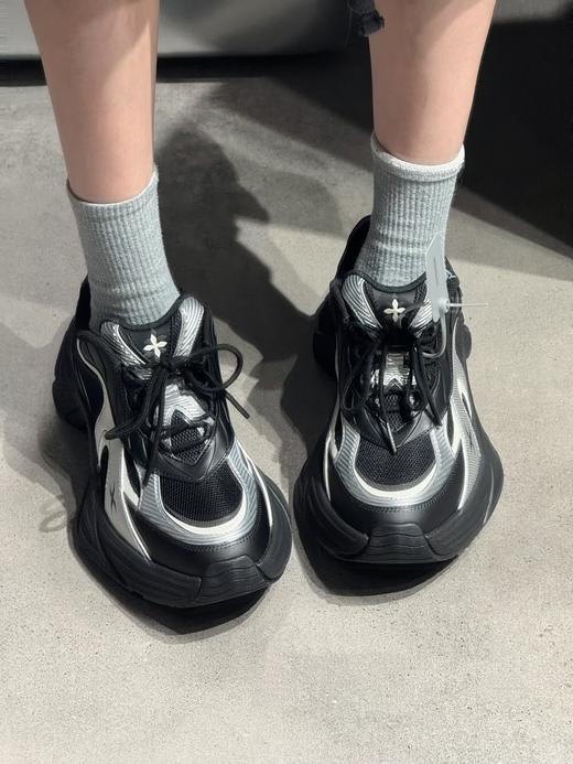 SMFK 25SS新款黑色厚底老爹鞋(DBG) 商品图5