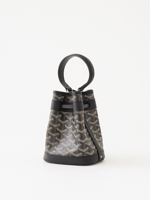 戈雅Petit Flot 标志性印花抽绳开合Goyardine 帆布水桶包单肩手提包(JF*MM) 商品图2