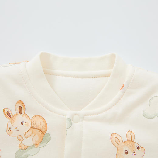 怡比森林之旅长袖开襟哈衣HY25WIN033花黄色调59#-90# 商品图8