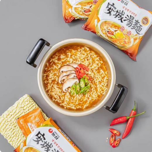 农心安城汤面 5连包 625g（125g×5袋）柔和大酱汤风味 韩国泡面方便面速食拉面 商品图2