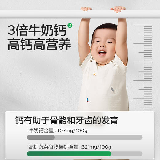 【宝宝馋了】高钙蔬菜谷物棒多种蔬菜谷物高钙高营养非油炸DB 商品图2