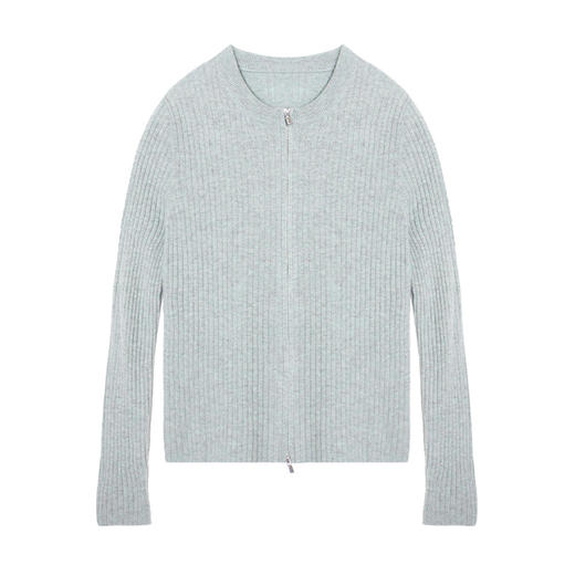 ESPRESSO抽条圆领开衫EAF101001S 商品图1