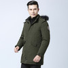 【断色特价】【90绒】罗蒙羽绒服男士中长款连帽休闲厚实保暖羽绒服男外套 商品缩略图2