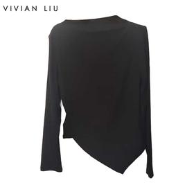 VIVIAN LIU薇薇安刘C2547311秋季女装新款时尚一字肩打底衫