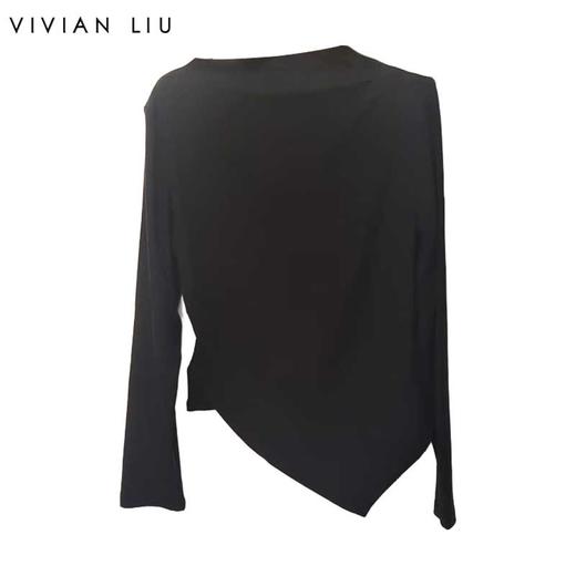 VIVIAN LIU薇薇安刘C2547311秋季女装新款时尚一字肩打底衫 商品图0